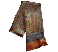 UK_Stone 100 Prozent Seide Paisley Blumen Halstuch Herren Schal (#2), Größe: 160*28cm(62,4''x 10,92'')