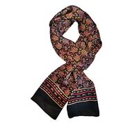UK_Stone 100% Seide Paisley Blumen Halstuch Herren Schal (#7), Größe: 160*28cm(62,4''x 10,92'')
