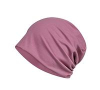 UK_Stone Damen Unifarben Baumwolle Ethnisch Turban Mütze Chemo Kopftücher Haarverlust Kopfbedeckung