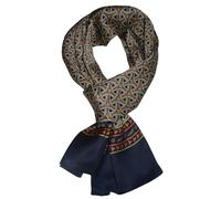 UK_Stone Halstuch Herren 100% Seide Schal Vintage Pattern Seidenschal Herrenschal, (#13)