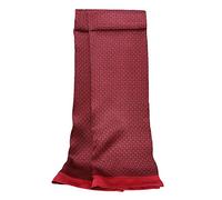 UK_Stone Halstuch Herren 100% Seide Schal Vintage Pattern Seidenschal Herrenschal, (Geflochtenes Pattern #2 Rot)
