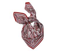 UK_Stone Herren Paisley Muster Bandana Halstuch 100% Seide Krawatte Anzug Taschenhandtuch Multifunktionstuch 50 * 50cm