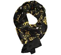 UK_Stone Klassisch Seidenschal Drache Schwarz Halstuch Herren Schal