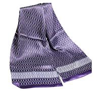 UK_Stone Klassisch Seidenschal Knoten Lila Halstuch Herren Schal