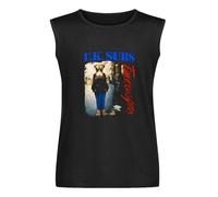 Uk Subs 'Tomorrows Girls' Men's T-Shirt Punk Charlie Harper Sleeveless Vest Tank Tops Undershirt Black M