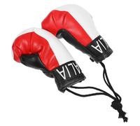 UKCOCO 1paar Miniatur Boxhandschuhe Anhänger Italienischer Flaggen design Sport Schlüsselanhänger Mini Boxhandschuh Dekoration für Auto Rucksack Gym Accessoire Party Geschenk