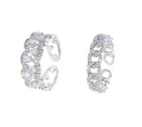 UKCOCO 2 Stück Offene Ringe Damen Chic Kreativer Schmuck Finger Ring Ornament Elegant Einfaches Design