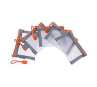 UKCOCO 5 Stück Mini Mesh Kosmetiktasche mit Reißverschluss Teiliges Kleine Reise Make Up Tasche aus Strapazierfähigem Netzstoff Leicht und Kompakt für Lippenstift und Accessoires