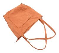 UKCOCO Damen Schultertasche aus Cord Große Handliche Tragetasche mit Geräumigem Innenraum und Schlichtem Minimalistischen Design für Strandpartys und Shopping