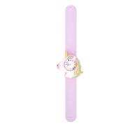 UKCOCO Kinderuhr Mädchen Slap on Watch Silicone Quarz Uhr Einhorn Handgelenk Band Kleinkind Handgelenk Watch for Children Jungen Mädchen Frauen Männer Männer Unisex Snap Kids Uhren Kinderuhren