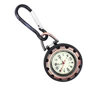 UKCOCO Luminous Carabiner Pocket Watch Multifunktionale Outdoor-Uhr Für Strapazierfähig Und Tragbar Für Camping Und Sport Mit Leuchtendem Ziffernblatt Zufällige Farben