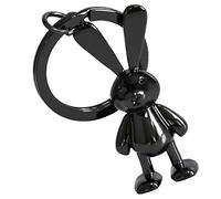 UKCOCO Metall Schlüsselanhänger Hase Bunny Anhänger Kreatives Design Vielseitig als Taschen und Schlüsselanhänger Geschenkidee für Freunde und Familie