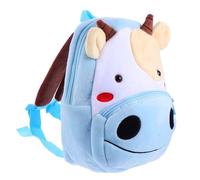 UKCOCO Niedlicher Plüsch Kinderrucksack Kuh Mittlere Größe Weiche Schultergurte Geräumig Geruchlos Kindergarten und Reisetasche für Kleinkinder