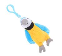UKCOCO Plüsch -papageienanhänger Gefüllter Papagei Vogel Plüsch Ausgestopfter Sittich Nymphensittich Stofftier Geldbörse Schlüsselanhänger Vogel Stofftier Piratenkram Blue Pp Baumwolle