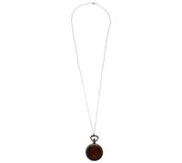UKCOCO Retro Quarz Taschenuhr mit Weltkarte als Anhänger für Vater und Opa | Kettenmodell, Legierte Ausführung mit Deckel und Prägung, Passend für Kostümstil und Geschenkideen