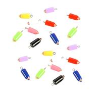 ULDIGI 20 Stück Teiliges DIY Schmuck Anhänger Bunte Resin Cartoon Bleistiftspitzen Charms für Halskette Armband Schlüsselanhänger Basteln Zubehör Zufällige Farbmischung Kreative