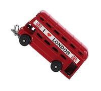 ULDIGI London Bus Schlüsselanhänger Retro Vintage Design Praktischer Schlüsselhalter Reise souvenir Britisches Kultobjekt für Bus sammler und Alltagsschlüssel