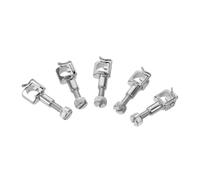 ULDIGI Replacement Needle Clip 5pcs Sewing Machine Attachments, Silver Metal Needle Clamp Assembly with Screw Attachment for Household Sewing Machine Repairs