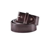 Gürtelrohling braun, aus Leder