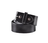 Gürtelrohling schwarz, aus Leder