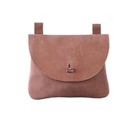 Ulfberth Mittelalterliche Gürteltasche aus Leder | Rechteckige Wikinger Tasche für Reenactment, LARP, Historische Festivals & Fantasy Cosplay