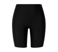 Ulla Popken Damen bis 64, Badeshorts, Schwimm-Radler, Badehose mit Rundum-Gummibund, Sonnenschutz, Schnelltrocknend schwarz 50 698609 10-50