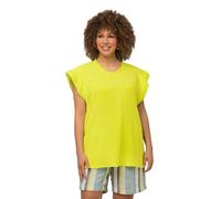 Ulla Popken Damen Blusenshirt, Musselinware, Volantärmel, Aline Bluse (1er Pack)