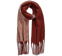 Ulla Popken Damen Boucle Streifen Schal, Bernstein, Einheitsgröße