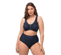 Ulla Popken Damen große Größen Übergrößen Plus Size Entlastungs-BH, Strassanhänger, ohne Bügel Nachtblau 120F 658495139-120F
