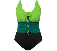 Ulla Popken, Damen, große Größen, Badeanzug Lisa, Colourblock