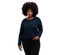 Ulla Popken, Damen, große Größen, Cropped Sweatshirt