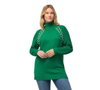 Ulla Popken, Damen, große Größen, Pullover mit Kontrastnähten