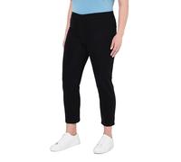 Ulla Popken Damen große Größen Übergrößen Plus Size 7/8-Jeggings Sienna, Elastikbund, schmales Bein Black 48 839959100-48