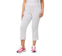 Ulla Popken Damen große Größen Übergrößen Plus Size Bengalinhose, wadenlang, Elastikbund, Stretch