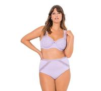 Ulla Popken Damen große Größen Übergrößen Plus Size Bügel-BH, Blütenspitze, Vollspitze zartes Lavendel 110F 727062800-110F