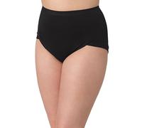 Ulla Popken Damen große Größen Übergrößen Plus Size Büroslip, Beinausschnitt für langes Sitzen, Baumwolljersey schwarz 42+ 497459100-42+