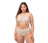 Ulla Popken Damen Entlastungs-BH, ohne Bügel, Strassanhänger, Cup C - G BRA, perlweiß, 110D