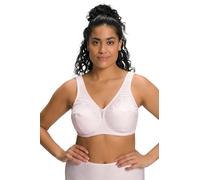 Ulla Popken Damen große Größen Übergrößen Plus Size Entlastungs-BH, Strassanhänger, ohne Bügel rosa 115C 658495500-115C