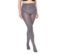 Ulla Popken Damen große Größen Übergrößen Plus Size Essential Mikrofaser-Strumpfhose, 60 den dunkelgrau 44/46 677767102-44+