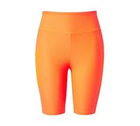 Ulla Popken Damen große Größen Übergrößen Plus Size Funktions-Radler-Leggings, Slim, Struktur, Mesh-Taschen neon lachs 58+ 829198514-58+