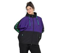 Ulla Popken Damen große Größen Übergrößen Plus Size Funktionsjacke, Kapuze, Oversized, Fledermaus-Ärmel Lilie 50+ 845648843-50+