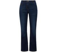 Ulla Popken Damen Straight-Jeans Hose, Blau (Bleached 92), W53 / L34