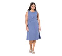 Ulla Popken Damen große Größen Übergrößen Plus Size Jerseykleid mit Knotendetail