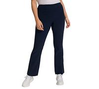 Ulla Popken Damen Klassische Bengalin Hose, schwarz, 25