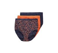 Ulla Popken Damen große Größen Übergrößen Plus Size Maxislips, 3er-Pack, High Waist