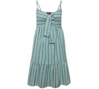 Ulla Popken, Damen, große Größen, gestreiftes Kleid mit Bindeband, A-Line