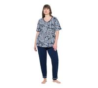Ulla Popken Damen große Größen Übergrößen Plus Size Pyjama, Romantic Nights