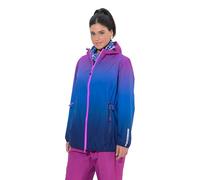 Ulla Popken Damen große Größen Übergrößen Plus Size Regenjacke, leicht, wasserdicht, Kapuze, Zipptaschen dunkelblau 46+ 847895750-46+