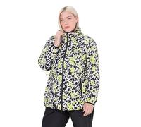 Ulla Popken Damen große Größen Übergrößen Plus Size Regenjacke, leicht, wasserdicht, klein verstaubar Limette 50+ 832344400-50+