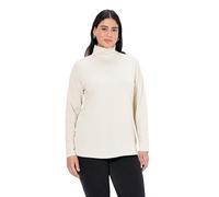 Ulla Popken Damen große Größen Übergrößen Plus Size Shirt, Rollkragen, Slim, Langarm Natur 42+ 646813375-42+